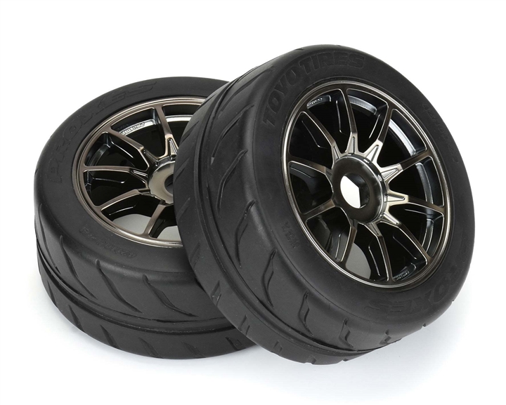 Proline 1/7 Toyo Proxes R888R S3 F/R 42/100 2.9" BELTED MTD 17mm Spectre (2) PRO1019911