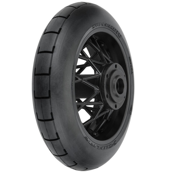 PRO1022310 1/4 Supermoto S3 Motorcycle Rear Tire MTD Black (1): PROMOTO-MX
