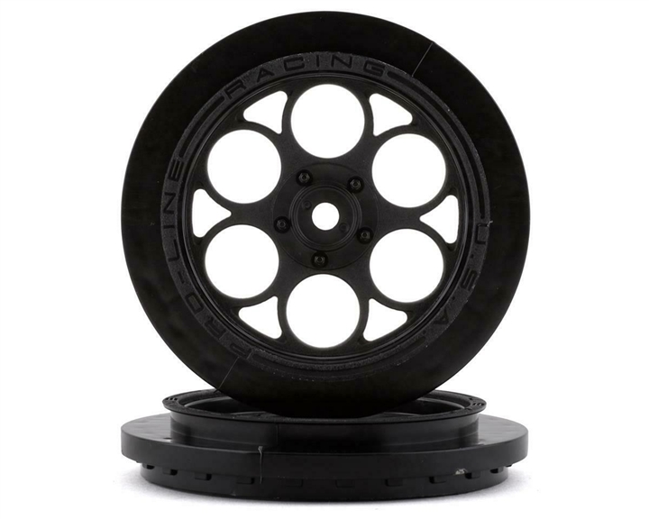 1/10 Showtime Front Runner Front 2.2"/2.7" 12mm Drag Wheels (2) Black, PRO280303