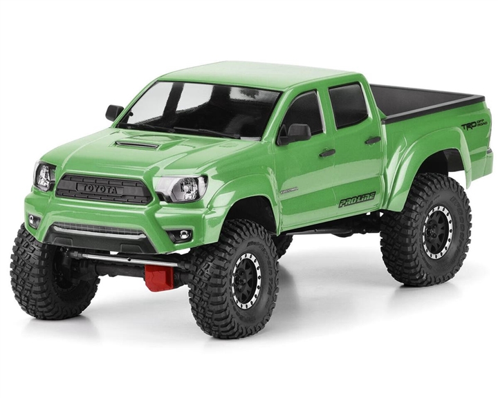 1/10 2015 Toyota Tacoma TRD Pro Clear Body 12.3" Wheelbase: Crawlers - PRO3568-00