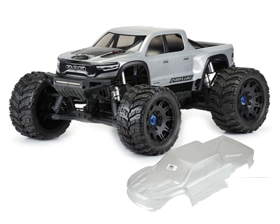 Pro-Line Ram 1500 Hemi Pre-Cut Monster Truck Body (Clear) (X-MaxxÂ®) PRO3574-17