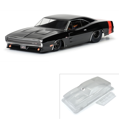 1/10 1970 Dodge Charger Clr Bdy: Drag Car - PRO359900