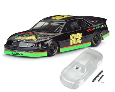 Proline 1/12 Pre-Cut 1990 Chevy Lumina Clear Body: Losi NASCAR - PRO3709-17