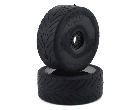 Pro-Line Avenger HP Belted Pre-Mounted 1/8 Buggy Tires (2) (Black) (S3) PRO9069-243