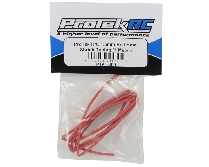 ProTek RC 1.5mm Red Heat Shrink Tubing (1 Meter) PTK-5400