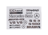 Logo Decal Sheet for TRX-4 Mercedes-Benz G-500 RC4VVVC0796