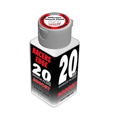 RCE3220  20 Weight, 200cSt, 70ml 2.36oz Pure Silicone Shock Oil