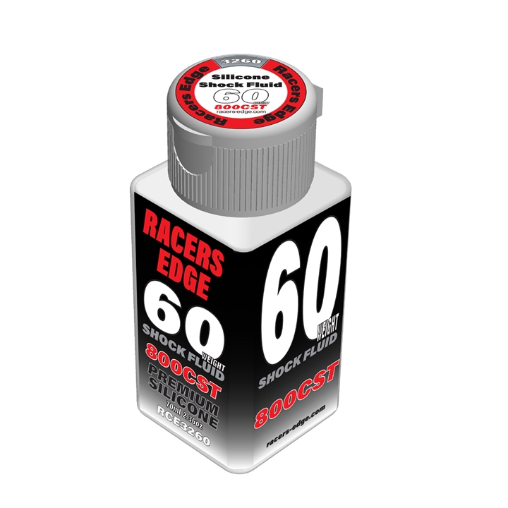 RCE3260  60 Weight, 800cSt, 70ml 2.36oz Pure Silicone Shock Oil