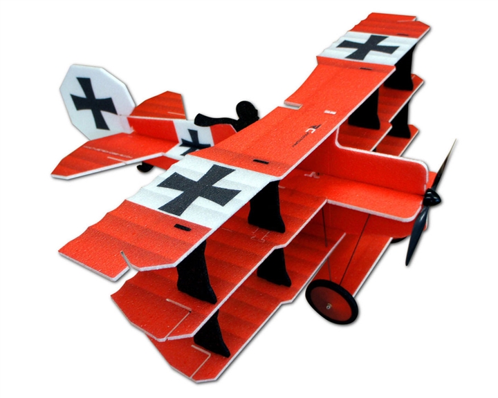 TH 35" EPP Crack Fokker Dr.1 Tri (Red/White) RCF 35 Fokker-RW