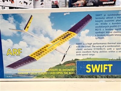 SWIFT 1.76M  69"  Glider ARF Fiberglass Fuselage, Balsa wood Built up structure Wing.
