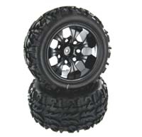 Wheel & Tire for Sandstorm, VOLCANO EPX (2pcs), Redcat 20126