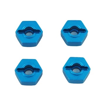 Redcat Aluminum Wheel Hex (4pcs)(12mm)(Blue) 02134B
