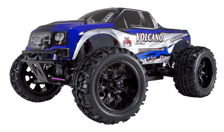 RedCat Volcano EPX 1/10 Scale Electric Monster Truck RTR, Blue