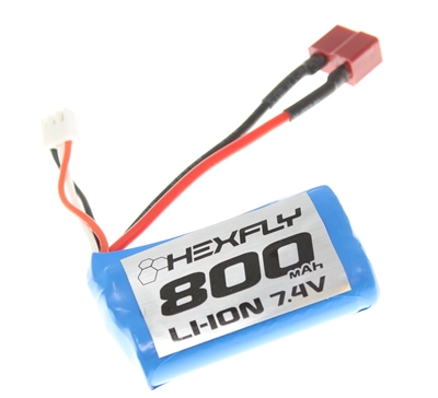 Li-ion 7.4V, 800mAH ,T PLUG, RER13656