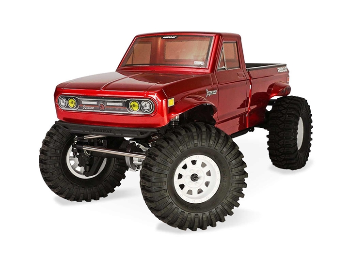 Red Cat 1/10 Ascent LCG One-Piece Body Rock Crawler RTR, Red - RER22767