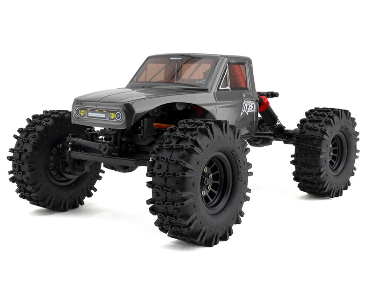 Redcat Ascent-18 Apex 1/18 4WD RTR Brushless Rock Crawler (Dark Metallic Gray) w/2.4GHz Radio, Battery & Charger - RER42222