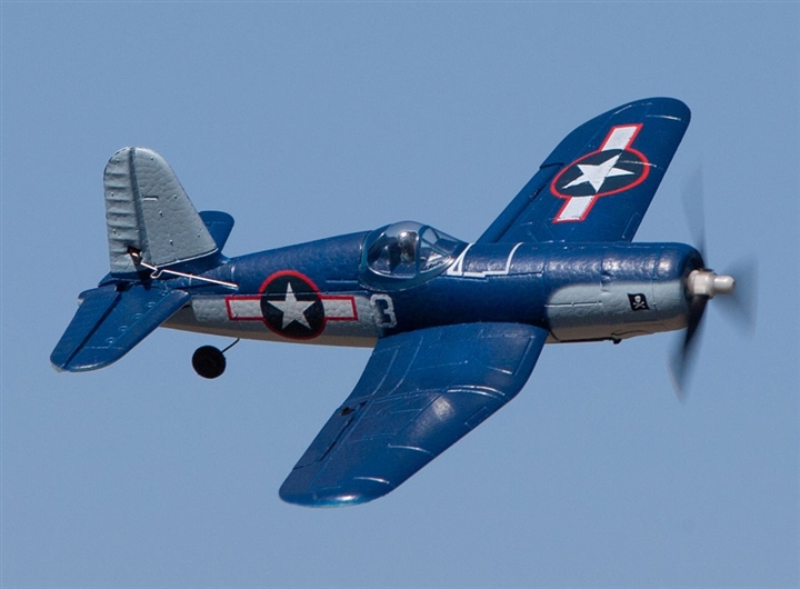RGRA1301V2  F4U Corsair Jolly Rogers Micro RTF Airplane with PASS (Pilot Assist Stability Software) System