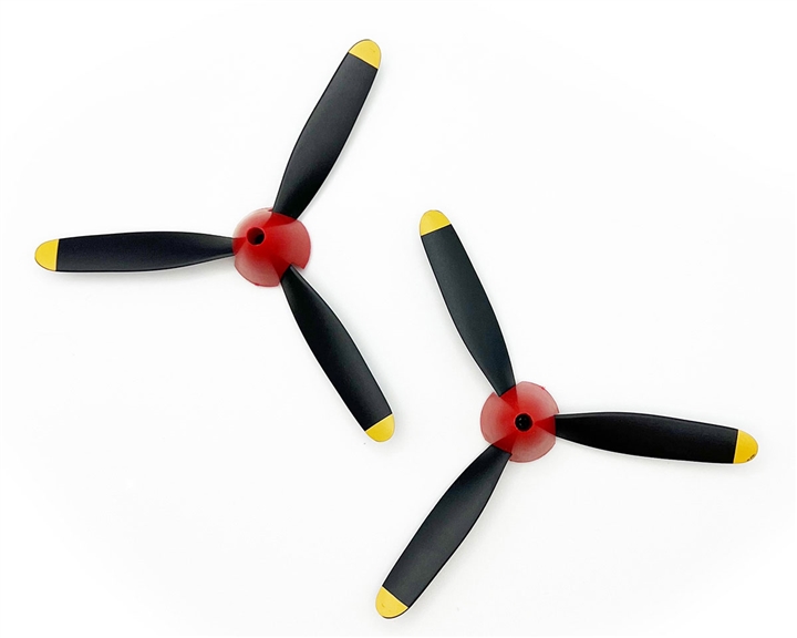 Rage R/C 3-Blade Propeller & Spinner (2); P-40 - RGRA1344