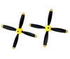 RGRA1364  4-Blade Prop w/Spinner (2-Pack); P-51 Obsession
