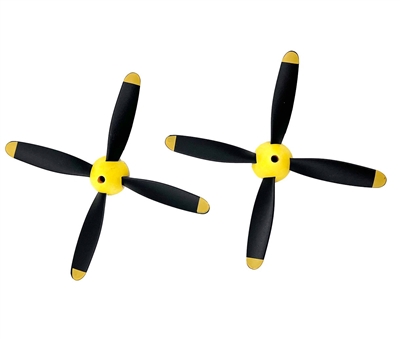 RGRA1364  4-Blade Prop w/Spinner (2-Pack); P-51 Obsession