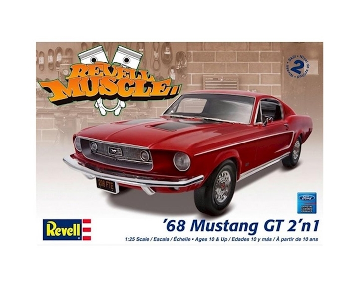1/25 '68 Mustang GT 2'n 1 RMX854215