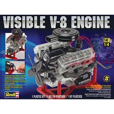 1/4 Visible V8 Engine RMX858883