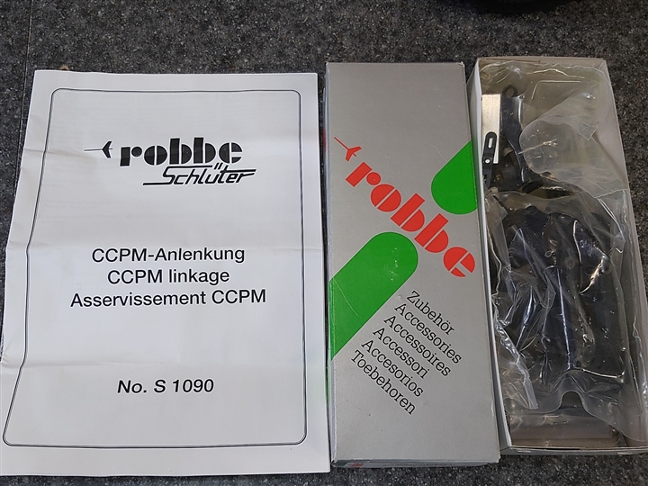 Robbe S1090 CCPM Linkage, CCPM ANLENKUNG