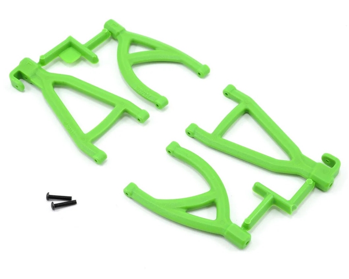 RPM Rear Upper & Lower A-Arm Set (Green) (1/16 E-Revo) RPM80604