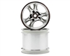 RPM "Clawz 6-Spoke" Traxxas Electric Front & Nitro Rear Wheels (2) (Chrome) RPM81773