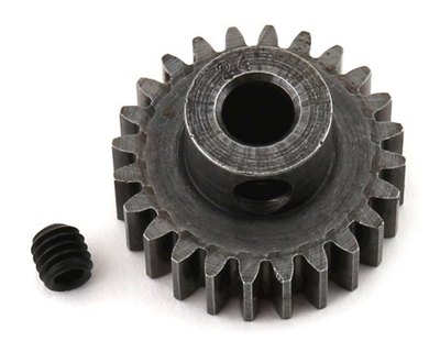 Extra Hard 24 Tooth Blackened Steel 32p Pinion 5mm RRP8624