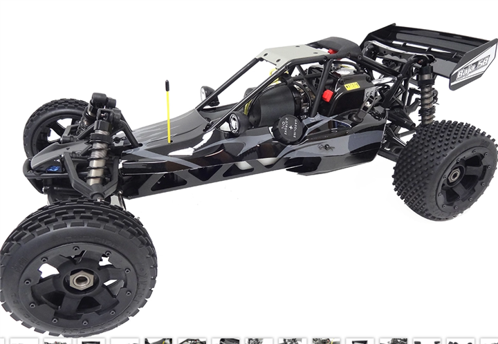 1/5 Gas Buggy RTR 30.5cc with PERFORMANCE PIPE HPI Baja 5B SS Compatible