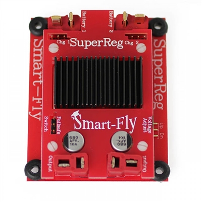 SmartFly SUPERREG, Redundancy, 7.5A continuous, 15A peaks