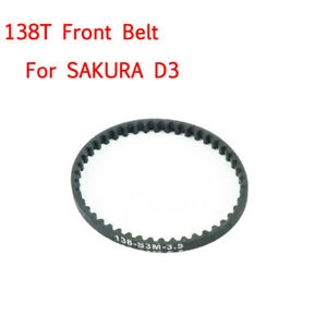 3Racing Low Friction Front Belt 138 For Sakura D3