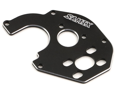 Samix SCX24 Aluminum 050 Motor Plate (Black) SAMSCX24-6037BK