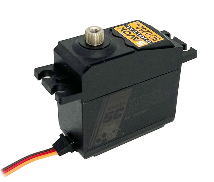 Savox Standard Digital Servo with Soft Start, 0.19sec / 145oz @ 6.0V (SPMSA6380)