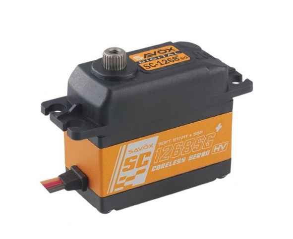 High Torque Digital Servo with Soft Start, 0.11sec / 25kg/347oz-in @ 7.4V - SAVSC1268SGP