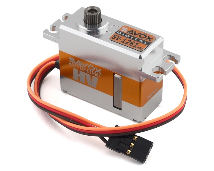 Mini Hi Torque, High Voltage Digital Servo .095 sec / 277oz SAVSV1261MG