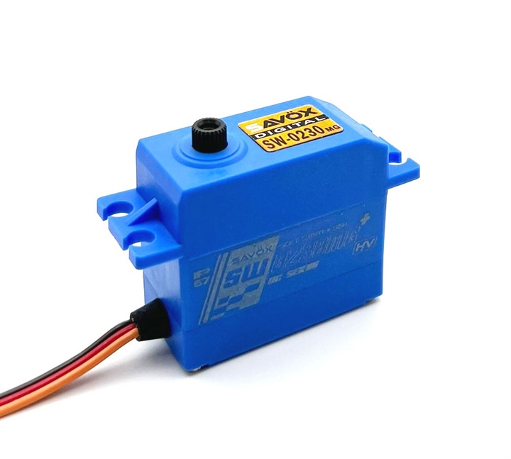 Savox Waterproof Standard Digital Servo w/Soft Start, 0.13sec / 111.1oz @ 7.4V  (TRA2075) - SW0230MG