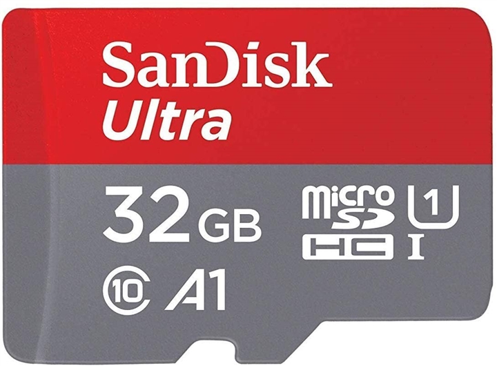 SanDisk 32GB Ultra microSDHC Memory Card + SD Adapter - SDSQUA4-032G-GN6MA