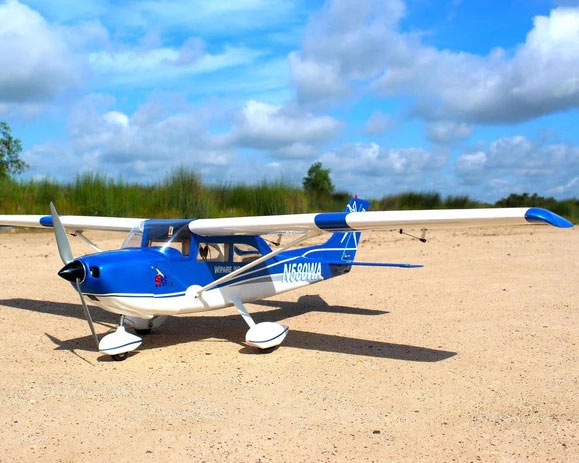 Cessna Turbo Skylane 182 PNP Pearl Blue  69" 50e by Seagull Models - SEA376