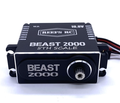 Beast 2000 1/5th Scale High Torque, High Speed Brushless Servo w/ Aluminum Horns, SEHREEFS103