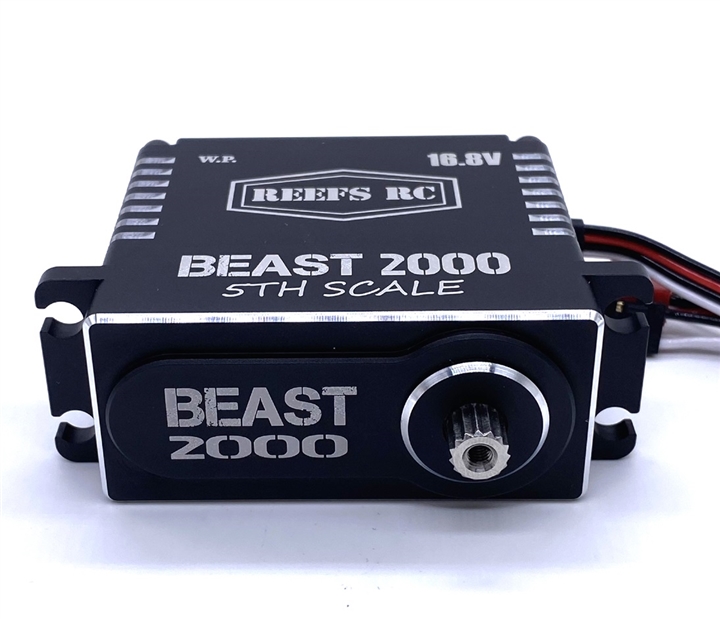 Beast 2000 1/5th Scale High Torque, High Speed Brushless Servo w/ Aluminum Horns, SEHREEFS103