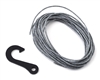 Synthetic Winch Line w/ Steel Hook SEHREEFS45