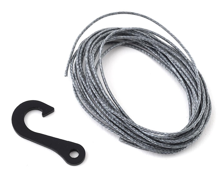 Synthetic Winch Line w/ Steel Hook SEHREEFS45