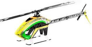 SAB Goblin Raw 580 Electric Helicopter Kit (Orange/Green/Yellow) w/Main & Tail Blades - SG583