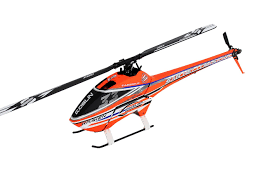 SAB Goblin Kraken 580 Electric Helicopter Kit (Orange/Blue) w/Main & Tail Blades - SG586