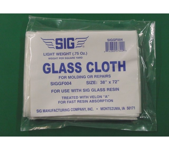 SIG GLASS CLOTH ULTRA LIGHT (0.75oz) 38" X 72"