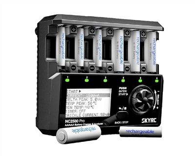 SkyRC NC2500 Pro Charger and Analyzer with QC3.0 - SK-100185-02