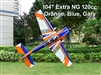 Skywing RC 104" Extra NG 120cc 2.64M (Orange, Blue, Gray)