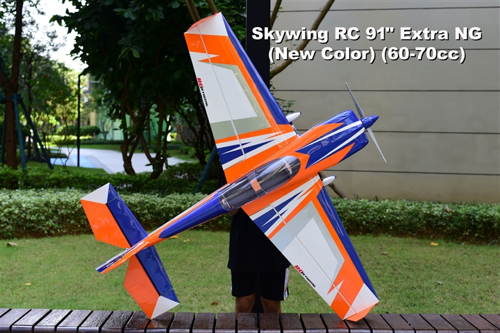 Skywing RC 91" Extra NG (Blue, Orange, White) (60-70cc) 2.31M